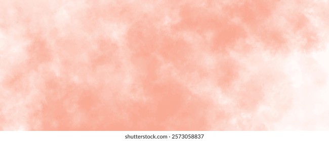 The Tranquil Beauty of Soft Peach and White Clouds Blending Together in a Serene Abstract Canvas
