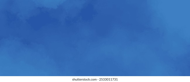 Tranquil blue sky with soft cloud formations and gentle mist creating a calming background aesthetic
