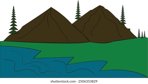 Tranquil Mountain Escape – Natures Serenity Art