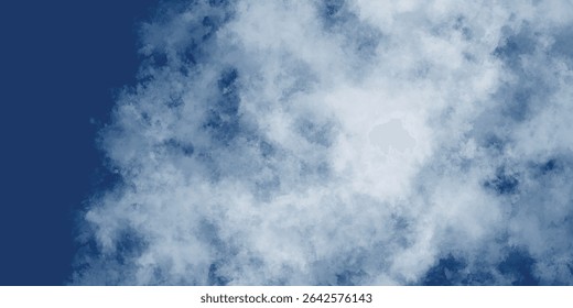 Uma sinfonia tranquila de elementos atmosféricos à medida que as nuvens se misturam perfeitamente com o céu sem fim
