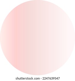 Tranquil transition in gentle rose hue. Geometrical figure round - filled with a stretch from delicate gently to pale. Use for leaflet, greeting published postcards, screens, digital web applications