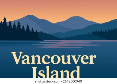 The tranquil waters of Vancouver Island offer a serene escape into nature, where calm, pristine waters reflect the island’s lush forests and coastal beauty.