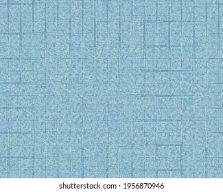 Tranquility blue  Canvas Textured Background. Seamless Pattern.