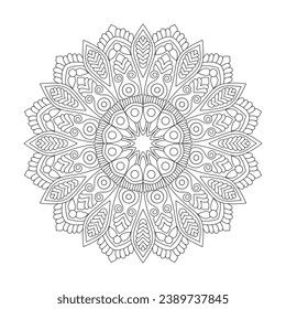 Tranquillity in Teal adult colouring book mandala page for KDP book interior. Peaceful Petals, Ability to Relax, Brain Experiences, Harmonious Haven, Peaceful Portraits, Blossoming Beauty mandala desi