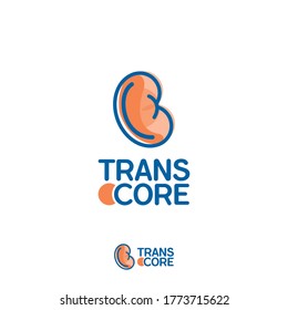Trans core Medical logo design vector