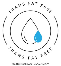 Trans Fat Consumption Environmental Impact Vector Icon Design