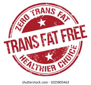 Trans Fat Free Stamp