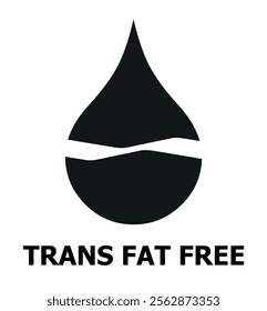  Trans fat free sticker,label or template set. trans fat free icon sign vector icon