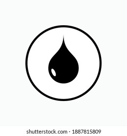 Icono Trans Grasa. Símbolo de gota, lluvia o colesterol - Vector, Firma para diseño, presentación, sitio web o elementos de aplicaciones.
