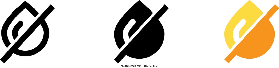 Trans fat icon, vector illustration