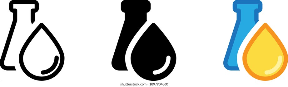 Trans fat icon, vector illustration
