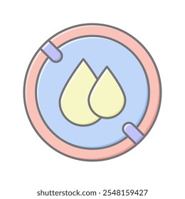 Trans Fat lineal color icon , vector, pixel perfect, illustrator file