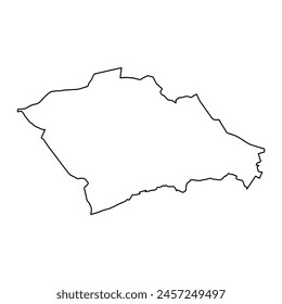 Trans Nzoia County map, administrative division of Kenya. Vector illustration.