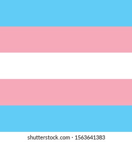 Trans pride flag vector transgender