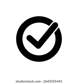 Transaction confirmed checkmark icon for secure payment