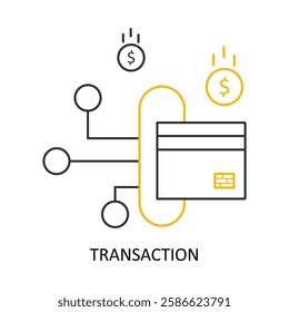 Transaction – Credit Card Representing Digital Payments and Money Transfers
