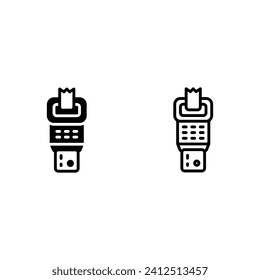 transaction debit credit card icon and illustration - vector