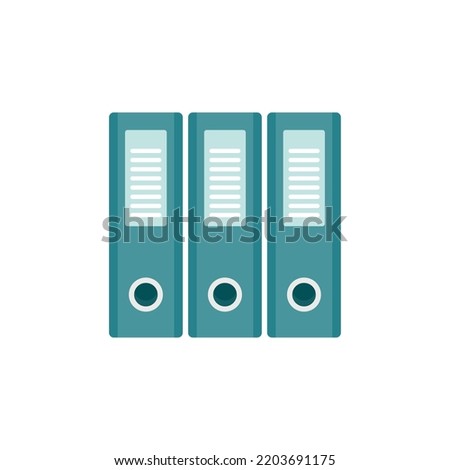 Transaction folders icon. Flat illustration of Transaction folders vector icon isolated on white background