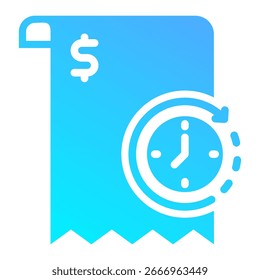 Elemento De Icono De Historial De Transacciones Para Diseño