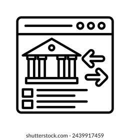 Transaction History  icon in vector. Logotype
