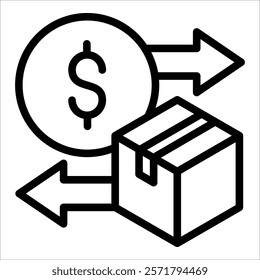 Transaction Icon Element For Design