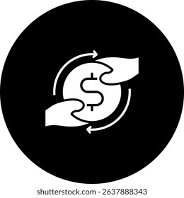 Transaction Icon Element For Design