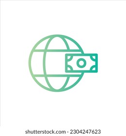 icono de transacción con vektor aislado y fondo transparente