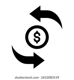 Transaction Icon Mixed Vector Illustration