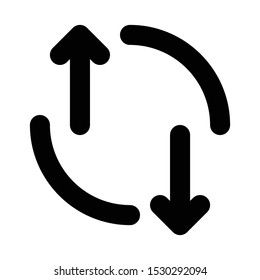 Transaction icon in outline style