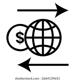 Transaction icon vector. Deposit app, money safety, internet bank, contactless payment, credit card, online transaction, mobile support and more. Vector illustration.