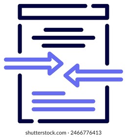 Transaction icon for web, app, infographic, etc
