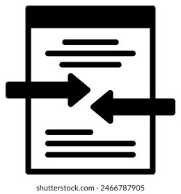 Transaction icon for web, app, infographic, etc