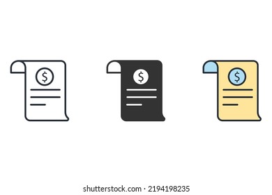 transaction icons  symbol vector elements for infographic web
