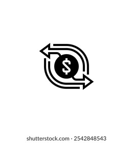 Transaction line icon. linear style sign for mobile concept and web design. Outline vector icon.