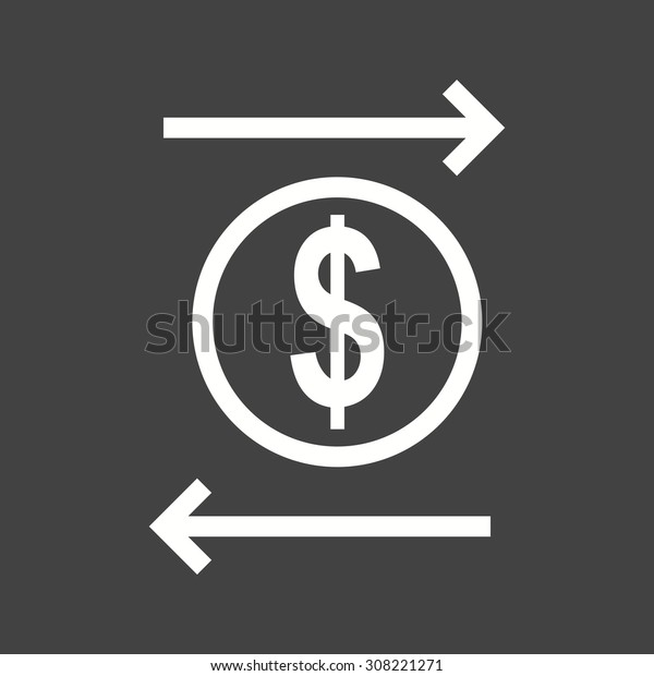 Transaction Trans!   fer Funds Icon Vector Image Stock Vector - 