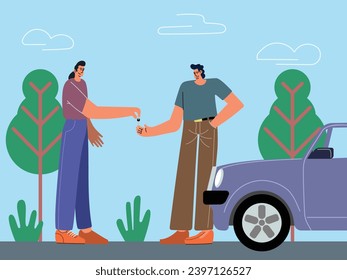 A Transaction of Trust in Car Sale