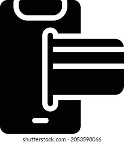 transaction vector glyph flat icon