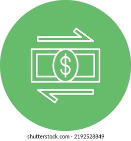 Transaction vector icon. Can be used for printing, mobile and web applications.