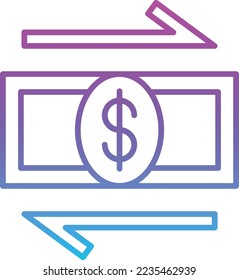 Transaction vector icon. Can be used for printing, mobile and web applications.
