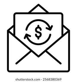 Transactional Email Icon Element For Design
