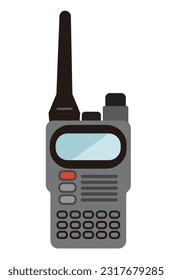 Transceivers, radios, intercoms, vector illustrations