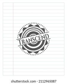 Transcend Penciled. Vector Illustration. Detailed. 