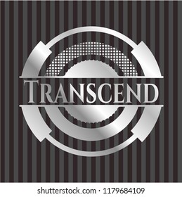 Transcend silver badge or emblem