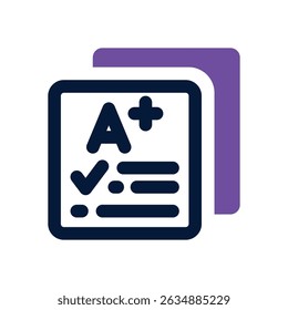 transcript duotone icon. Sleek and modern vector icon for websites, mobile apps, marketing materials, and corporate design. Fully scalable and ready to use.