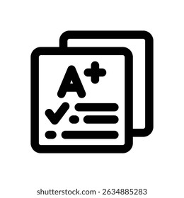 ícone da linha de transcrição. Ícone de vetor limpo e minimalista para sites, aplicativos móveis, apresentações e logotipos. Totalmente dimensionável e personalizável para qualquer projeto.