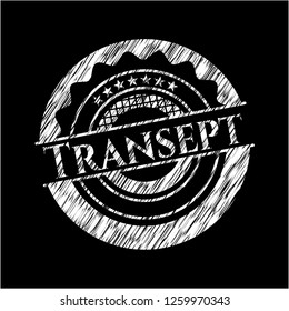 Transept chalkboard emblem