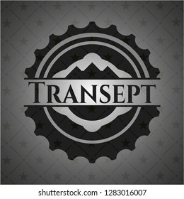 Transept dark emblem. Retro