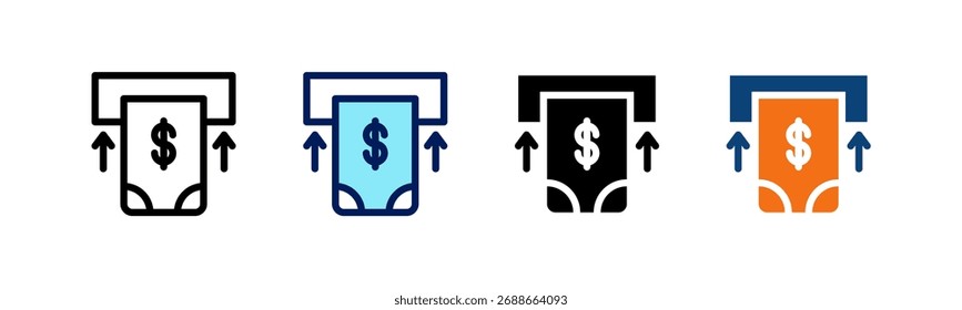 Alles in einem Symbol übertragen Multi Styles Vektor Set