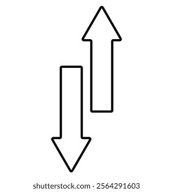  transfer arrow set. Right and left pointer arrow set. data transfer arrows icon set. eps 10.