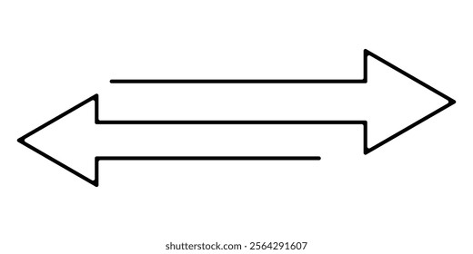  transfer arrow set. Right and left pointer arrow set. data transfer arrows icon set. eps 10.